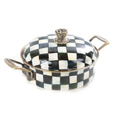 Courtly Check Enamel 3 Qt. Casserole