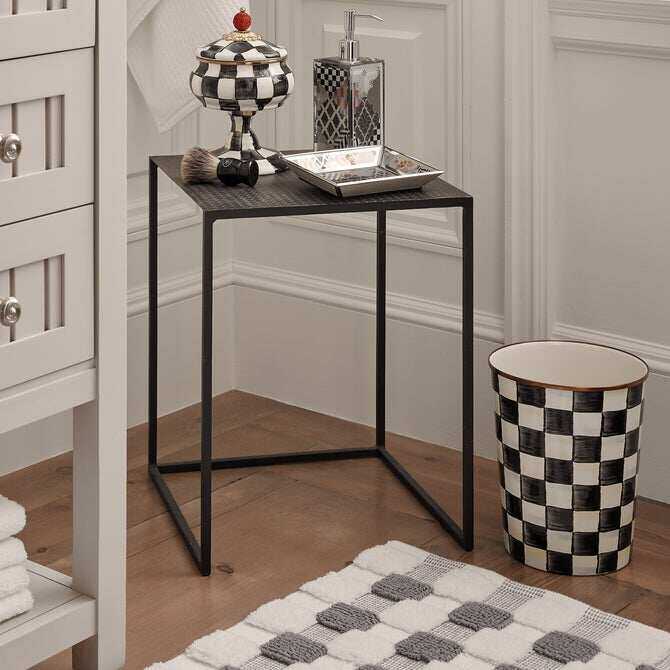 Courtly Check Enamel Bath Collection